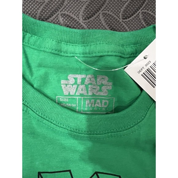 Men's Star Wars: The Mandalorian Grogu Snacks Frogs T-Shirt Medium GameStop Rare - Picture 3 of 4